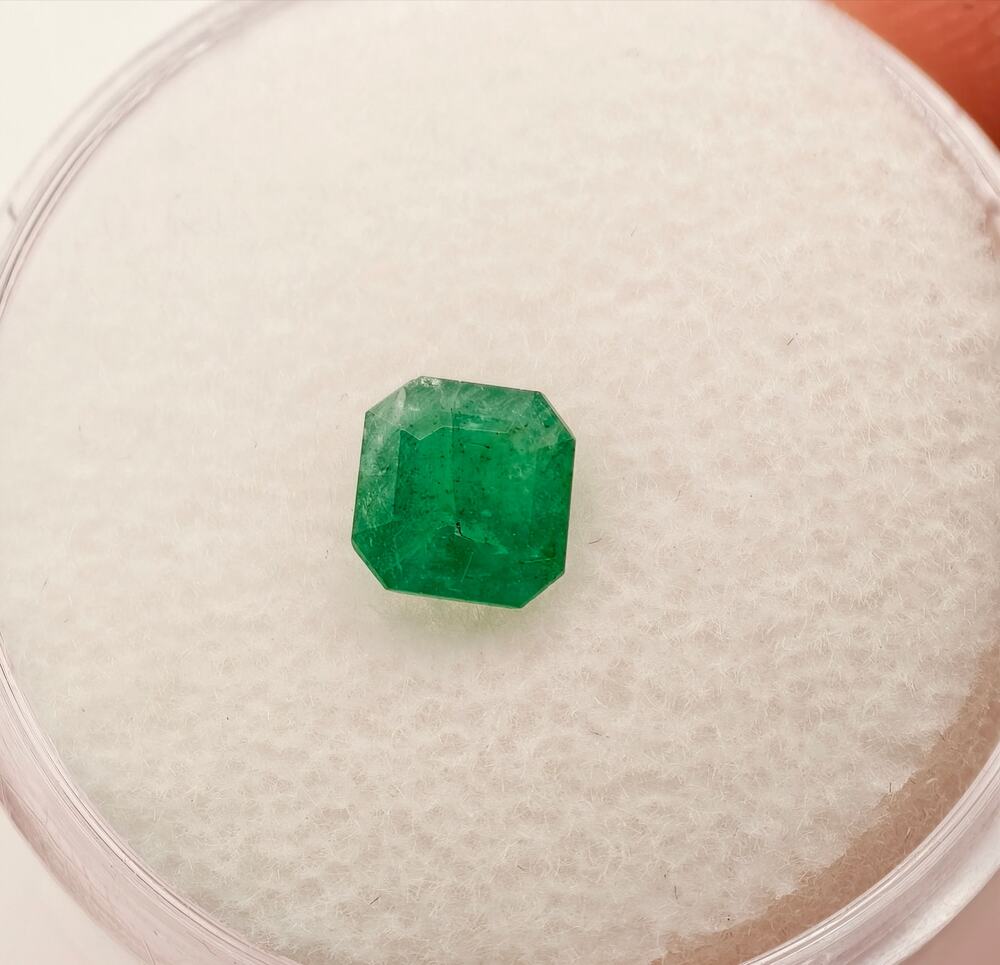 0.60ct Brazilian Emerald Faceted Emerald Cut Gemstone $60 OBO